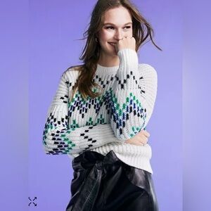 MAJE Massimo Zig-Zag Sweater